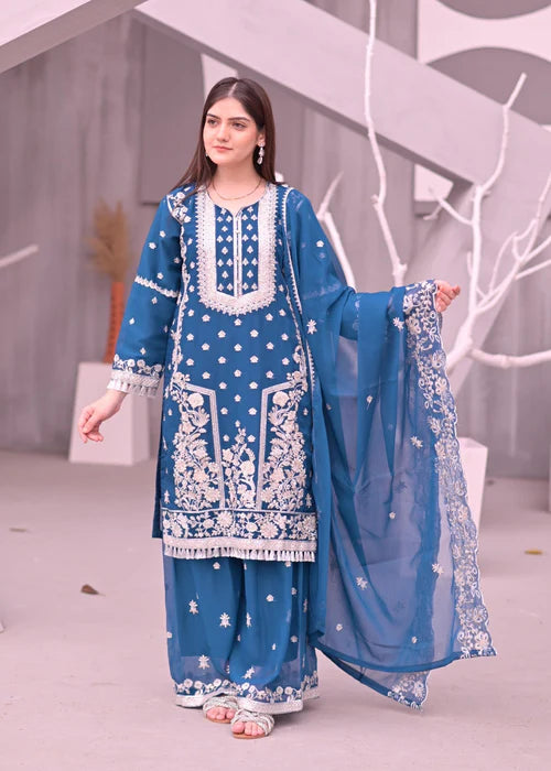 Pashmina Sapphire Blue